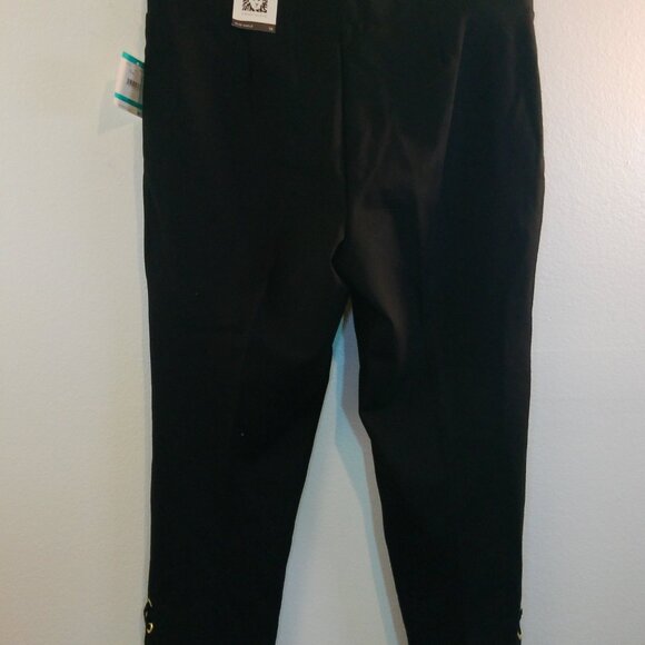 Susan Graver Three Black Pants Size 16 16P XL - Picture 10 of 16